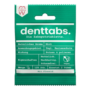 DENTtabs - Tandkrmstabletter med fluor