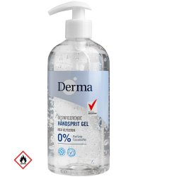 Derma - Hand sanitizer gel 70% 500ml