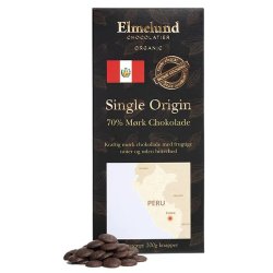 Elmelund Chocolatier - Organic Chocolate - 70% Dark - 200g