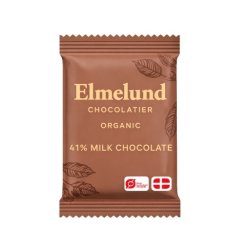 Elmelund Chocolatier - Biologische melkchocolade 41% 5g