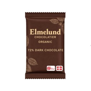 Elmelund Chocolatier - Biologische pure chocolade 72% 5g
