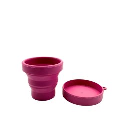 FAIR SQUARED - Period Cup foldebar opbevaring - pink
