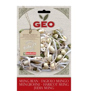 GEO GREENS - biologische mungbonen om te kiemen 90g