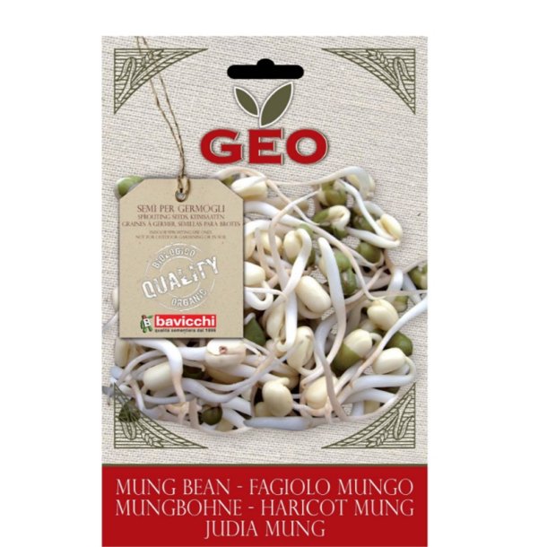 GEO GREENS - biologische mungbonen om te kiemen 90g