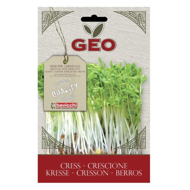 GEO GREENS - �kologisk karse til spirring 35g