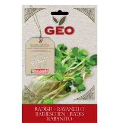 GEO GREENS - biologische radijszaadjes om te kiemen 30g