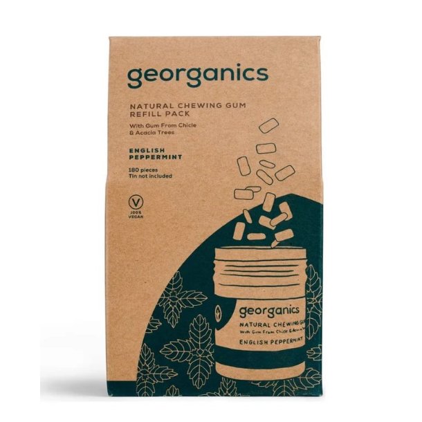 georganics - tandpastatabletter refill - charcoal 720 stk. 