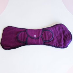 GladRags - wiederverwendbare Damenbinde f�r die Nacht - bordeaux 