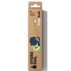 HYDROPHIL - 2-pack Tandborster i bambu f�r barn - Elefant