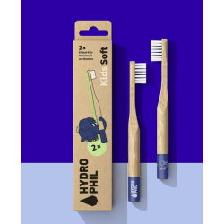 HYDROPHIL - 2-pack Tandborster i bambu f�r barn - Elefant
