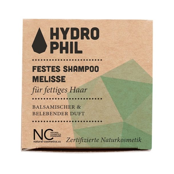 HYDROPHIL  kologisk Shampoobar til fedtet hr - Melisse