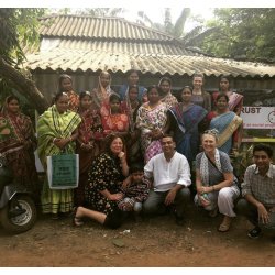 LAVINIA PEELING - Peeling handske af kologisk r bomuld - one size