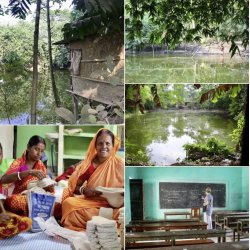 LAVINIA PEELING - Peelinghandske tillverkad av ekologisk rbomull - one size