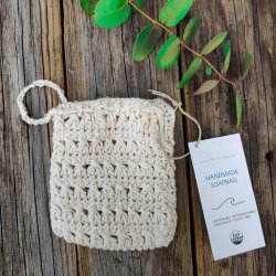 LAVINIA PEELING - Peeling soapbag made of organic raw cotton