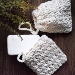 LAVINIA PEELING - Peeling soapbag made of organic raw cotton