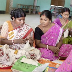 LAVINIA PEELING - Peeling handske af kologisk r bomuld - one size