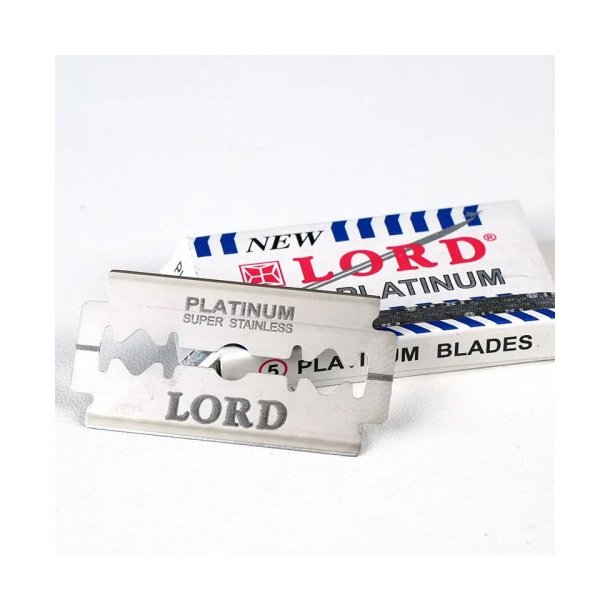 RESTPARTI - LORD - barberblade 5 stk. - Platinum 