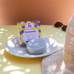 Lamazuna - Shampoo for blonde &amp; white hair with organic indigo powder