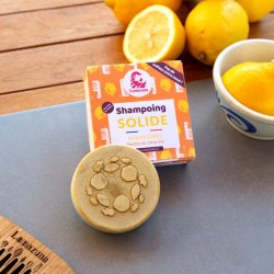 Lamazuna - Shampoobar til blondt hr med kologisk citron powder