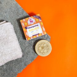 Lamazuna - Shampoobar til blondt hr med kologisk citron powder