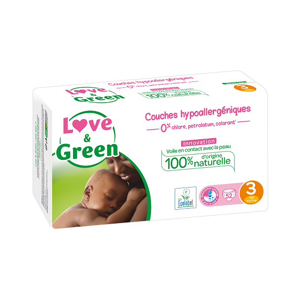 Love &amp; Green - Diapers  4 - 9 kg