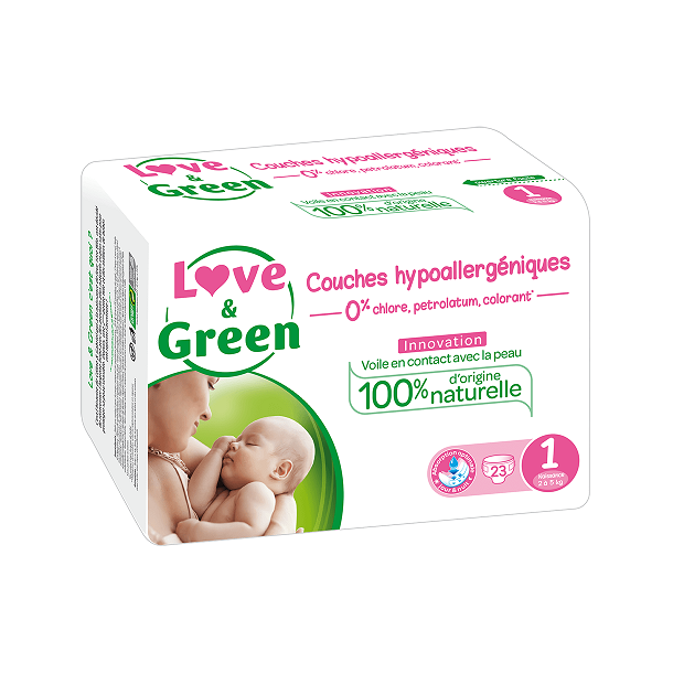 Love &amp; Green - Newborn Bleer 2 til 5 kg