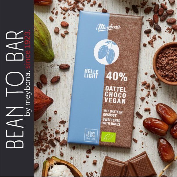 Meybona - Biologische dadelchocolade - 40% cacao