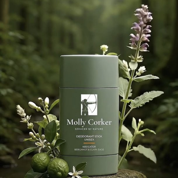 Molly Corker - Natural deodorant stick - Bergamot |� Clary Sage - Navigator