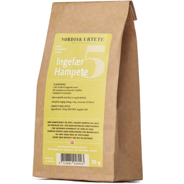 NORDIC HERBAL TEA - N5 - GINGER HEMP TEA