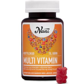 Nani - Multi Vitamin - 90 vegetarische Teddybren - Erdbeergeschmack