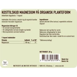 Nani - Magnesium - 60 vegetarische Kapseln
