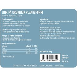 Nani - Zink - 60 vegetarische Kapseln