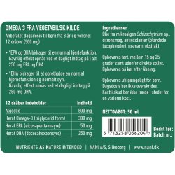 Nani - Fl�ssiges Algen-Omega-3 mit Zitronengeschmack
