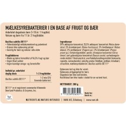 Nani - Mj�lksyrabakterier - 120 st. bitar Fruktbitar