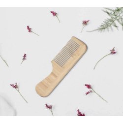 Olivia Garden - ko Bambus Kam med skaft - kraftigt/krllet hr