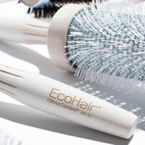 Olivia Garden - ECOHair - Thermal styling brush with bamboo handle - 44mm