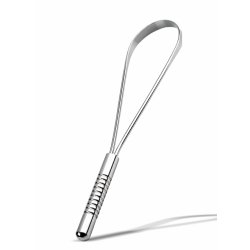 ORGANIC Beauty Supply - Single-handle tongue scraper � stainless steel