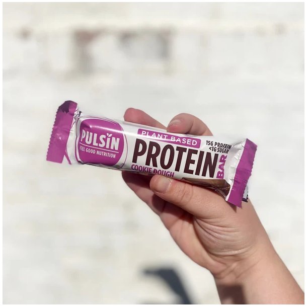 DATOVARER BEDST F�R 25.04.2026 - PULSIN - Proteinbar glutenfri Cookie Dough