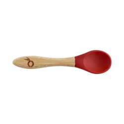 Pandoo - 5-pack Kids spoons - Bamboo &amp; Silicone