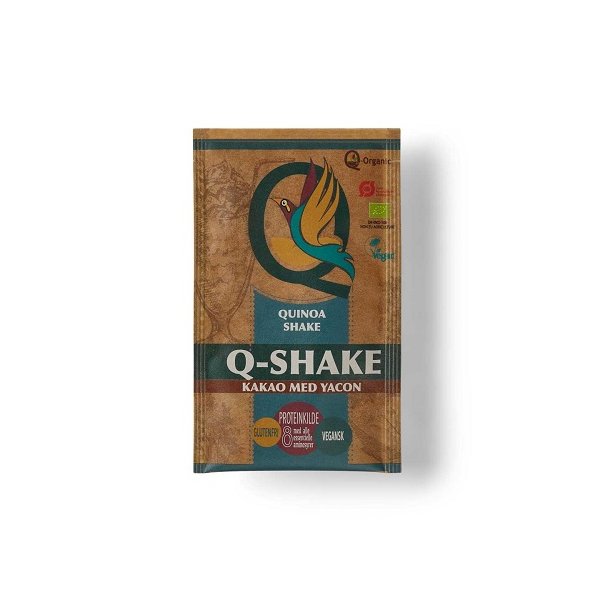 Q-Organic - kologisk Quinoa Q-Shake med Rkakao &amp; Yacon