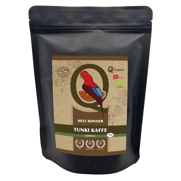 Q-Organic - kologisk Espresso Kaffebnner 250g