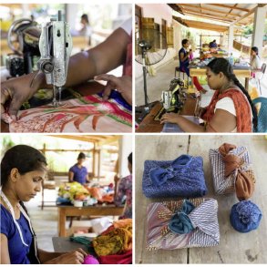 UDGR - Rice & Carry - Firkantet Furoshiki - Small