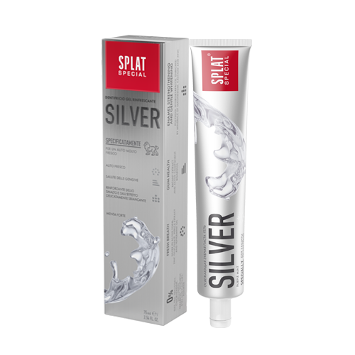 splat silver toothpaste