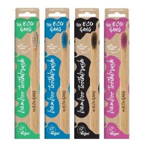 THE ECO GANG - Bambu Tandborstar - Medium