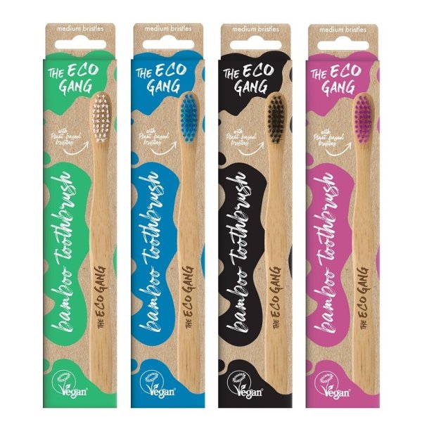 THE ECO GANG - Bambus Tandbrster - Medium