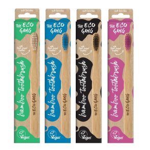 THE ECO GANG - Bambu Tandborstar - Mjuk