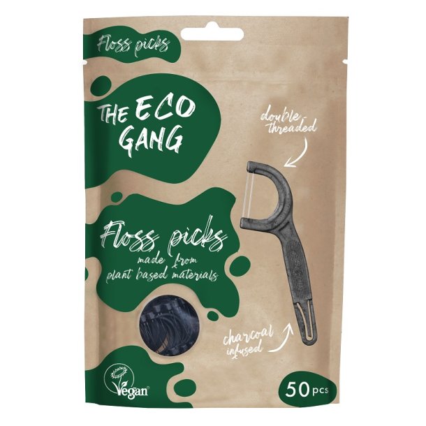 THE ECO GANG - Tandtrdsbjler dobbeltstrenget med charcoal