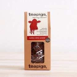 teapigs - rooibos creme caramel tea - skinny dessert