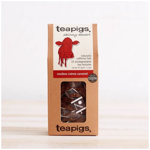 teapigs - rooibos creme caramel tea - skinny dessert