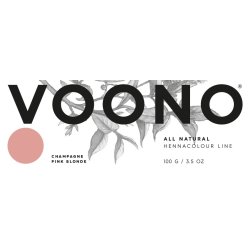 VOONO - Henna color - Champagne pink blonde